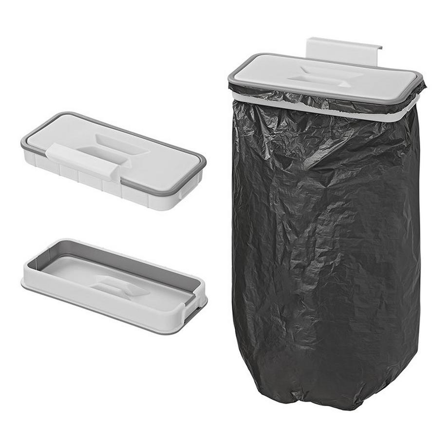 Northio Müllbeutelhalter mit Deckel zur Türmontage  