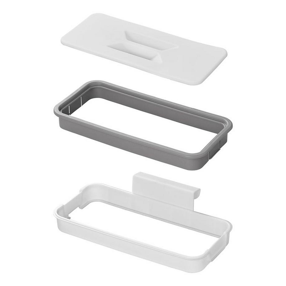 Northio Müllbeutelhalter mit Deckel zur Türmontage  