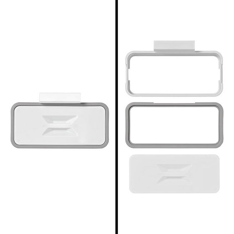 Northio Müllbeutelhalter mit Deckel zur Türmontage  