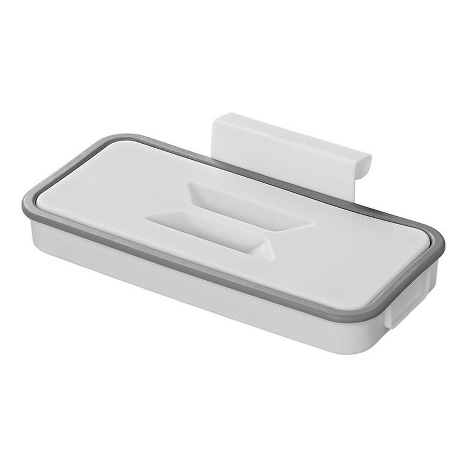 Portasacco con coperchio per montaggio su porta