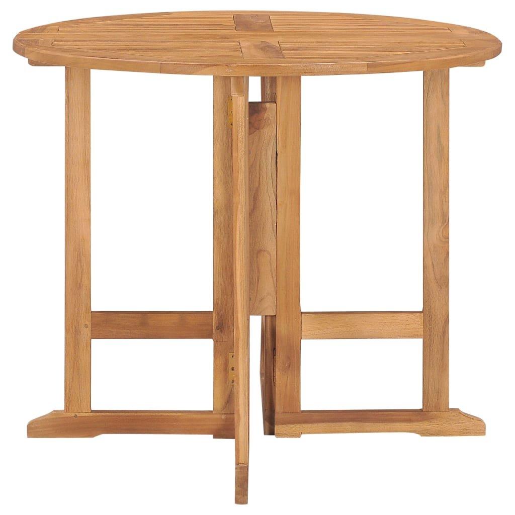 VidaXL set da pranzo da esterno Teak riciclato  