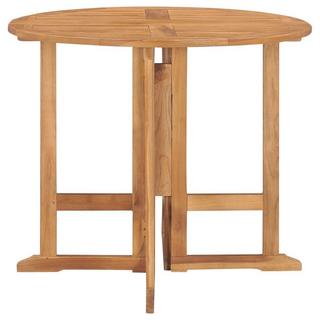 VidaXL set da pranzo da esterno Teak riciclato  