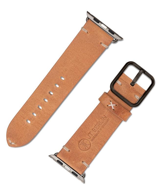 JTBerlin  Apple Watch 42/44/45/49mm - Jt Berlin Alex Vintage Cognac 