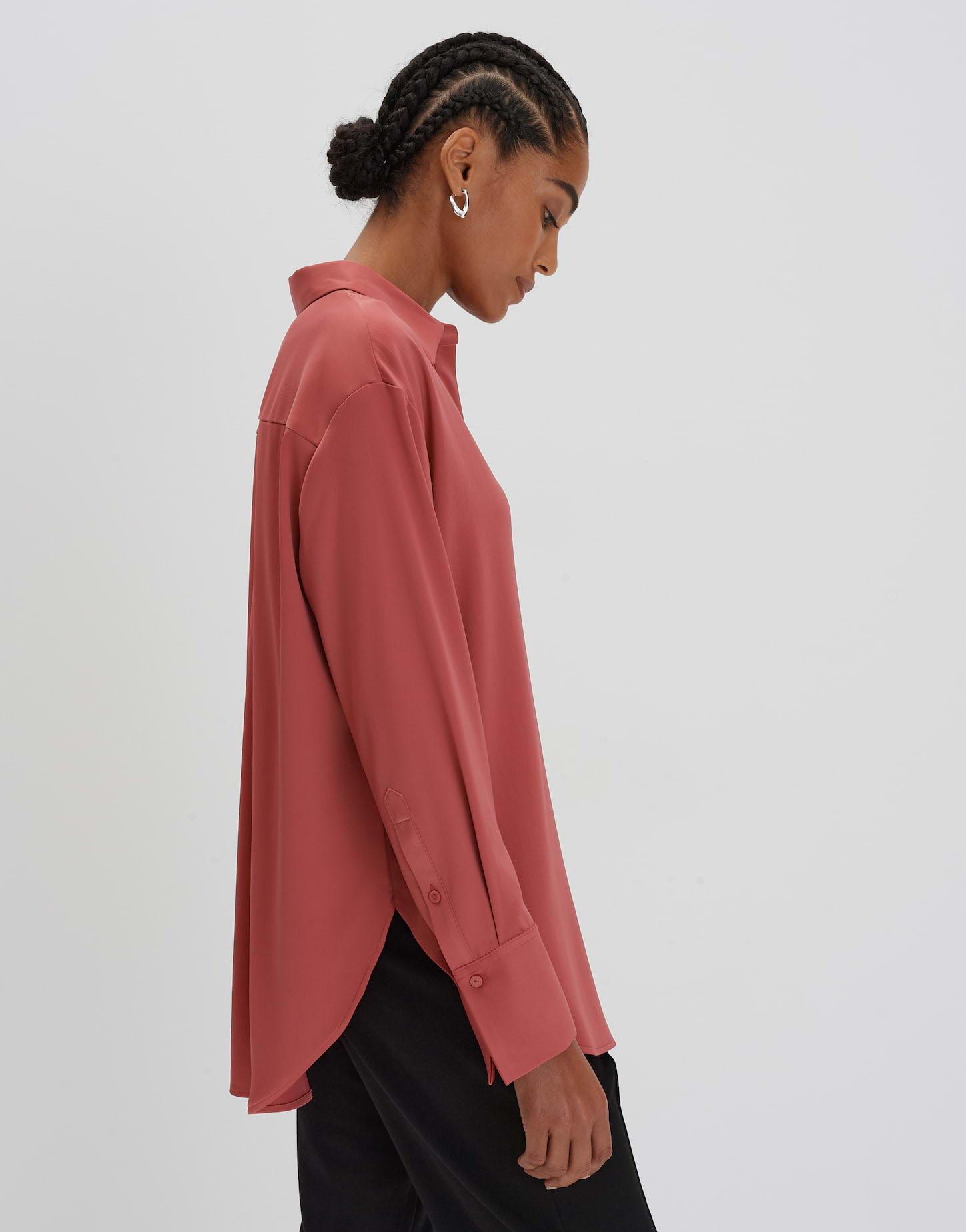 someday  Blouse en satin Zanza Droit 