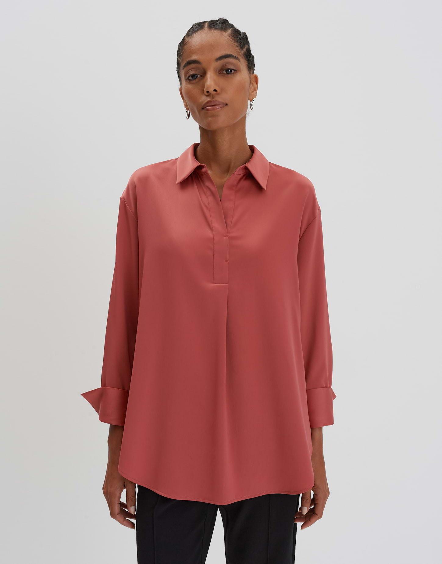 someday  Blouse en satin Zanza Droit 