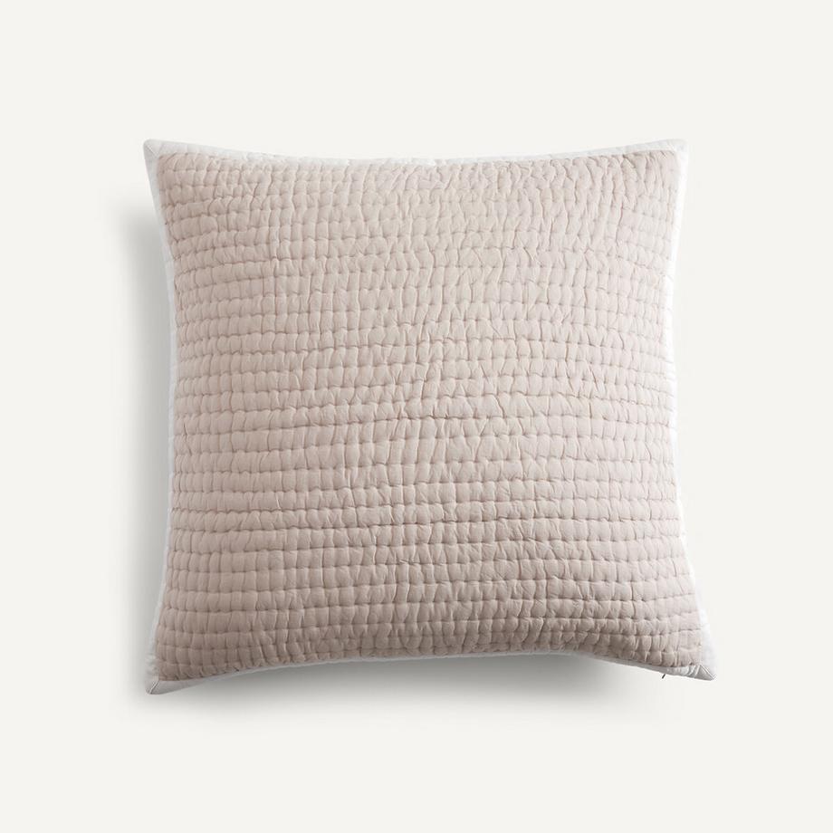 AM.PM Housse de coussin en coton matelassé  