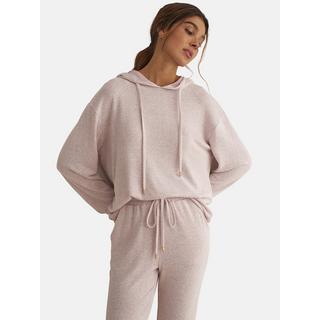 Selmark  Outfit Entspannung und Indoor Pyjama Hose Sweatshirt Kapuze BASIC P82 