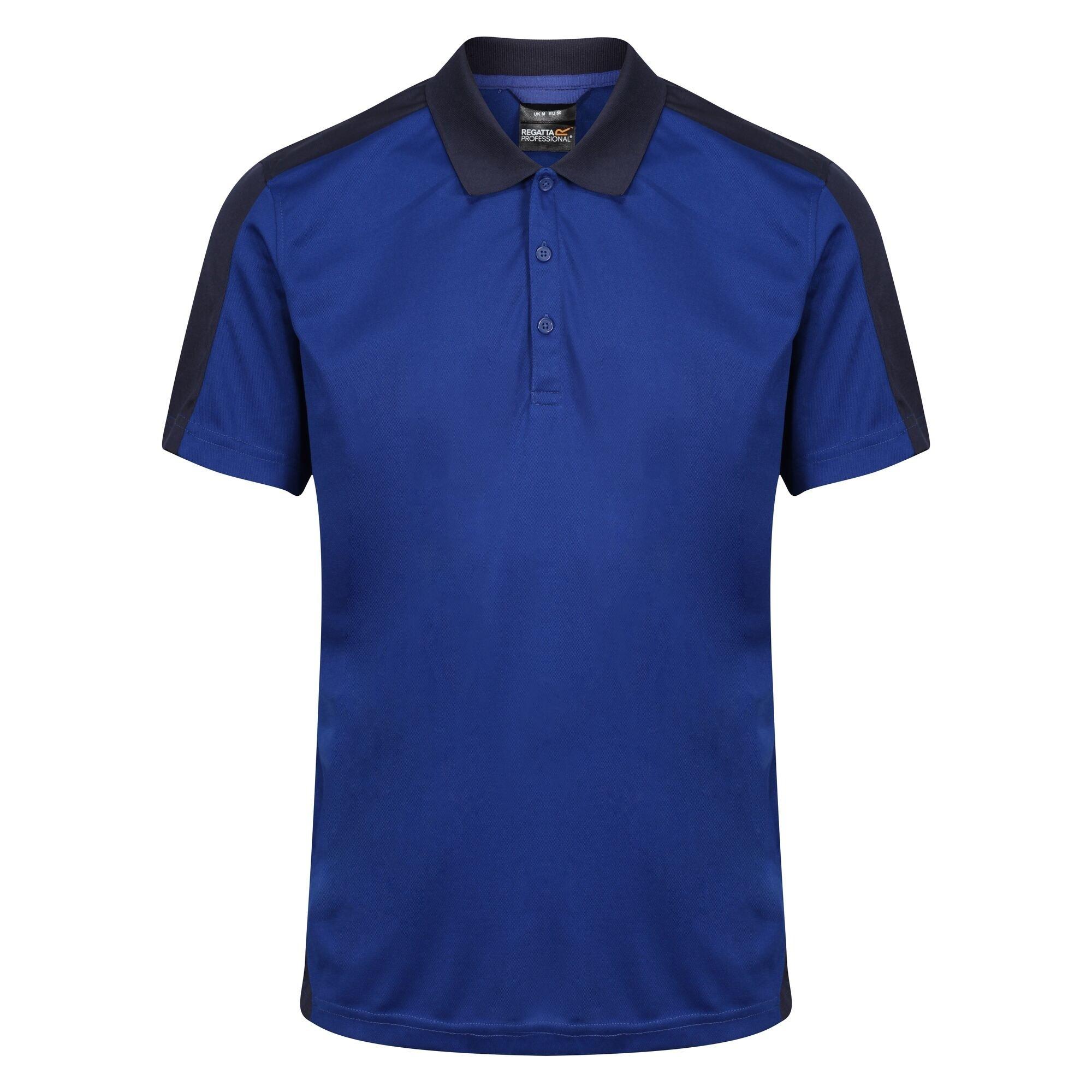 Image of Kontrast Coolweave Pique Polo-hemd Damen Marine L