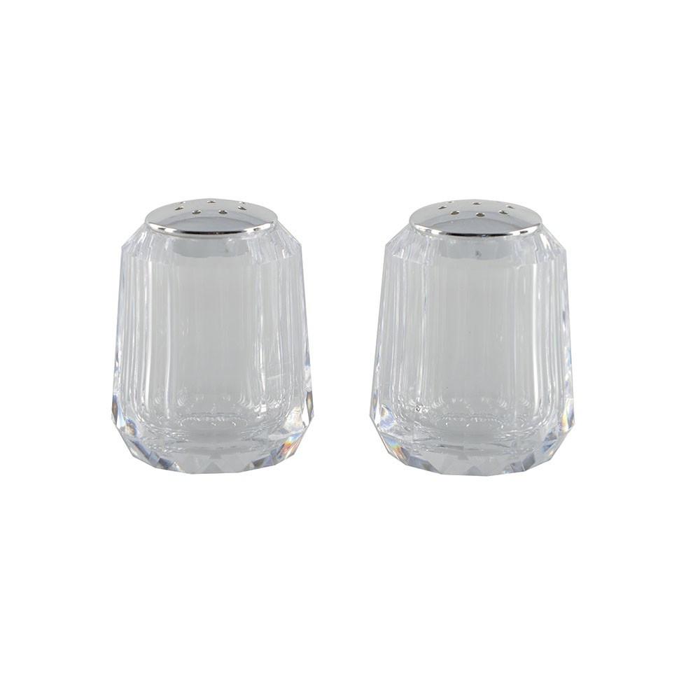 Image of Mini Acryl-salz- Und Pfefferstreuer 4,4x4,4x5,8cm Unisex ONE SIZE