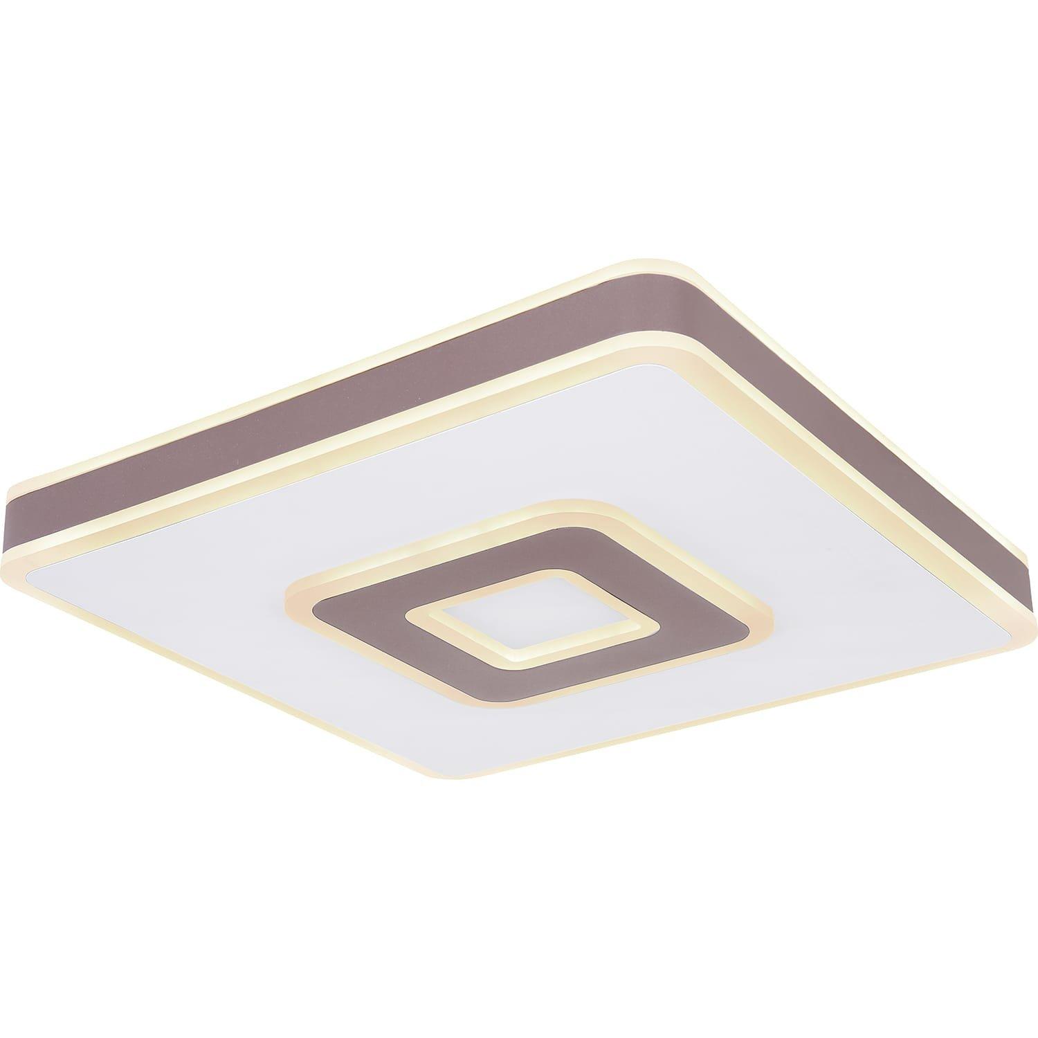 Image of Deckenleuchte Maru Metall weiss LED 44x44x9 Deckenleuchte Maru Metall weiss LED 44x44x9