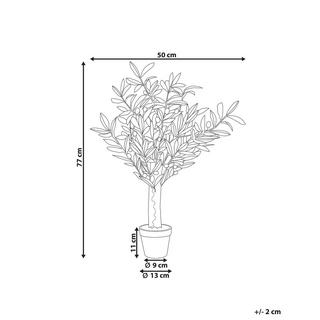 Beliani Pianta artificiale en Materiale sintetico OLIVE TREE  