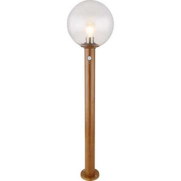 Lampada da esterno Ossy in pressofusione di alluminio effetto legno 1xE27 LED