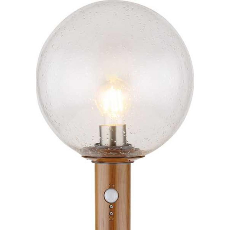 mutoni Aussenleuchte Ossy Aluminium Druckguss holzoptik 1xE27 LED  