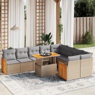 VidaXL Garten sofagarnitur poly-rattan  