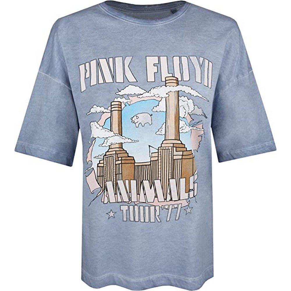 Image of Animals Tour Tshirt Damen Nebelblau L