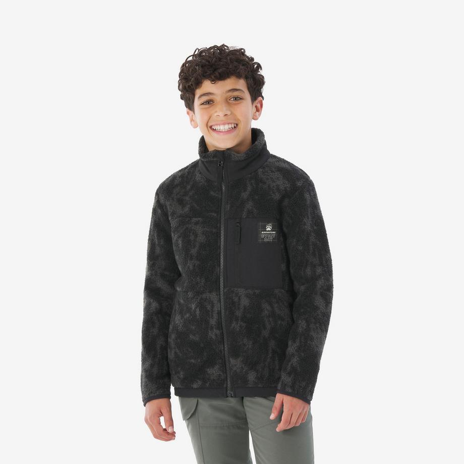 QUECHUA  Pile bambino NH900 con zip camo sintetico 