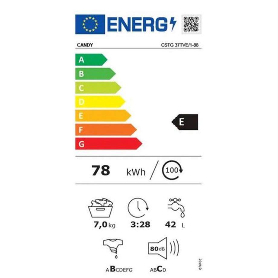 Candy Toplader CSTG 37TVE/1-88  