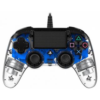 nacon  PS4OFCPADCLBLUE periferica di gioco Blu, Trasparente USB Gamepad Analogico/Digitale PC, PlayStation 4 