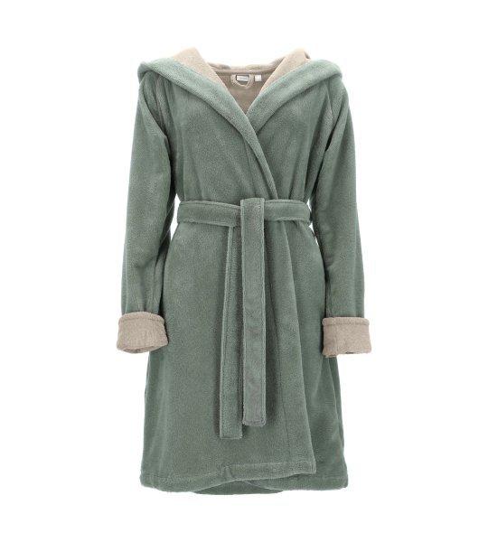 Image of Cosy Bademantel Damen Hellgrün M