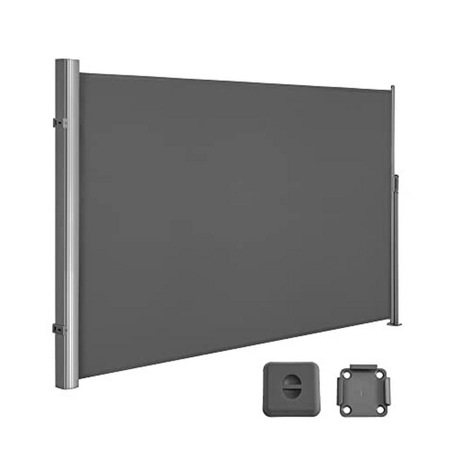 Pricenet  3 m langee Terrassenmarkise – Sonnen-, Wind- und Sichtschutz 