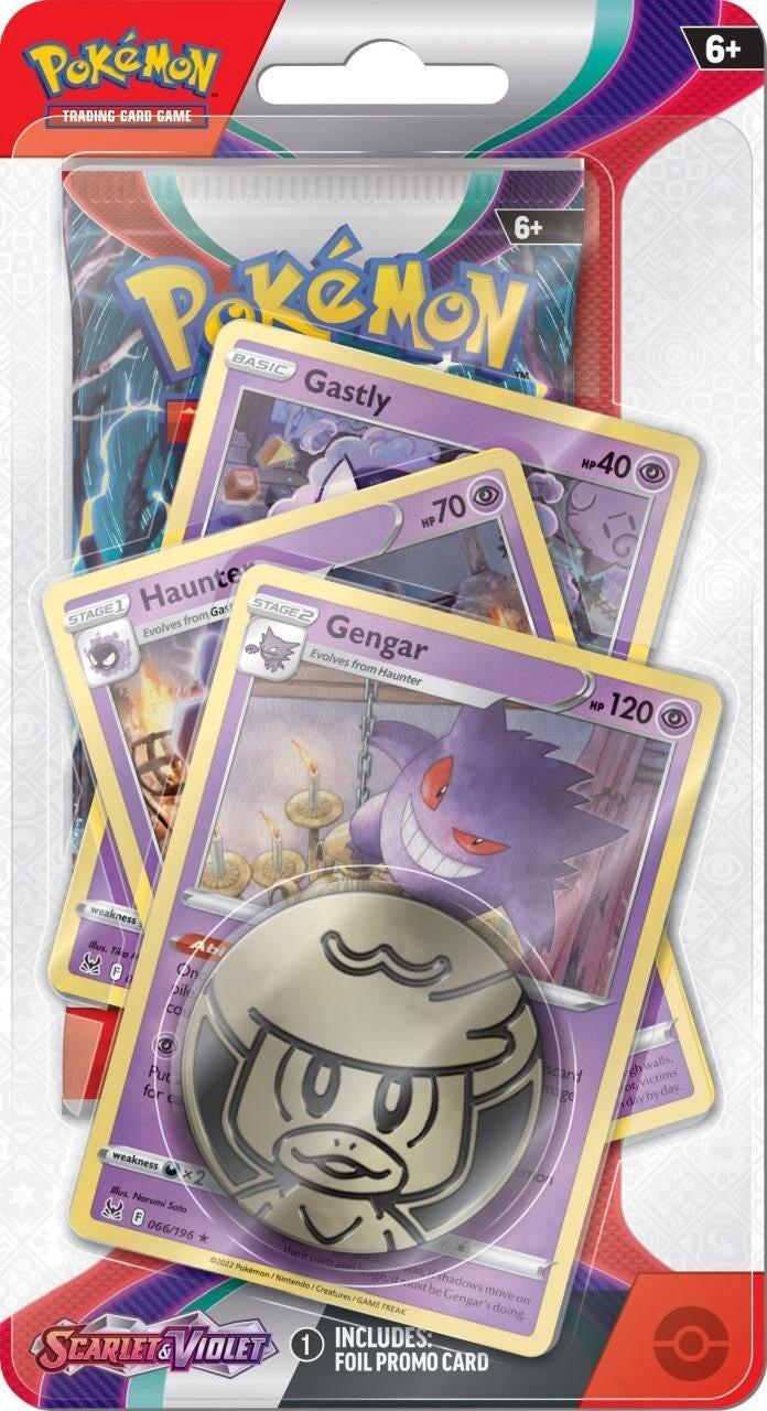 Pokémon  TCG: Scarlet & Violet Premium Checklane Blister Gengar - EN 