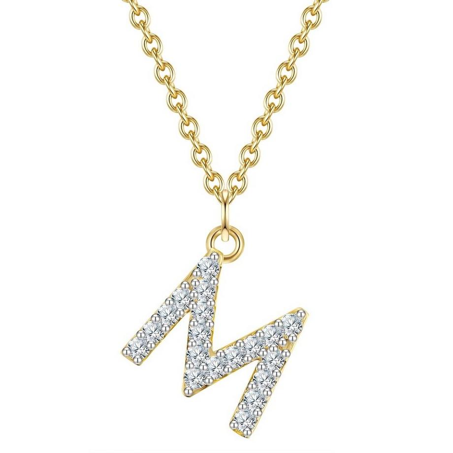 Glanzstücke München  Femme Collier en argent Lettre M 