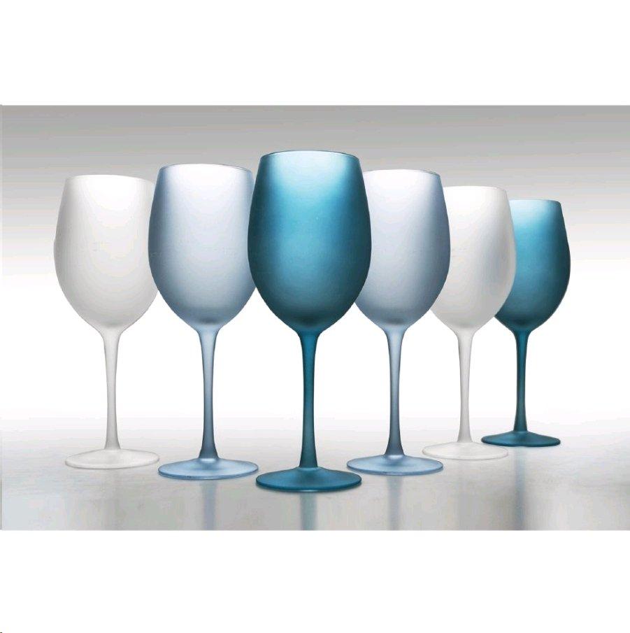 Villa D'Este Home Tivoli  , Blue Dream - Glas Set, matt (6-tlg) 