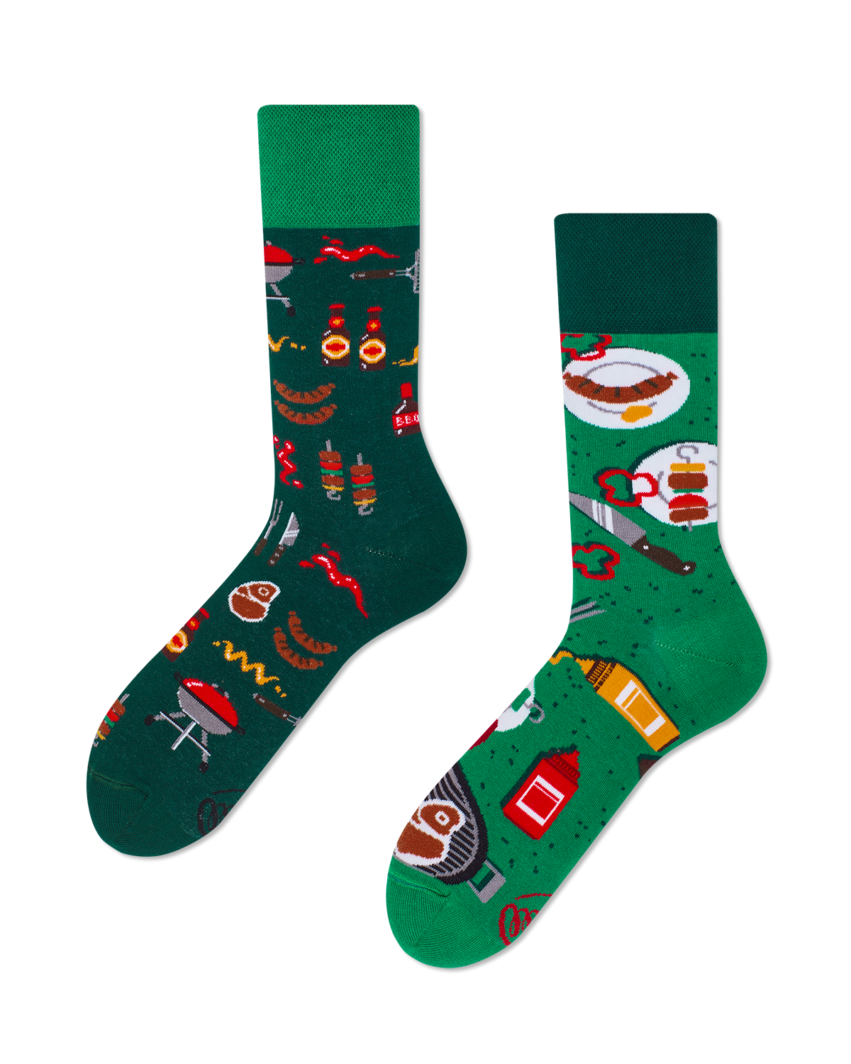 Image of Bbq Socks - Herren Multicolor 43-46