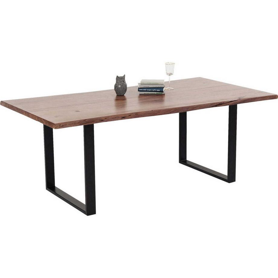 KARE Design Tisch Harmony Walnut Schwarz 200x100cm  