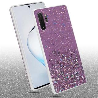 Cadorabo  Hülle für Samsung Galaxy NOTE 10 PLUS TPU Silikon mit funkelnden Glitter 