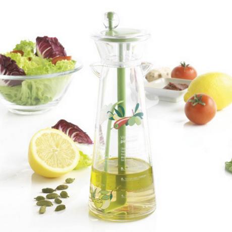 mastrad  Vinaigrette Mixer mit aufgedruckten Rezepten 