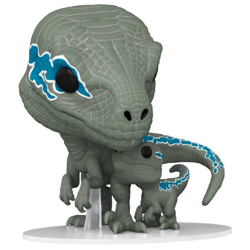 Funko  Figura POP Jurassic World 3 Velociraptors Blu e Beta 