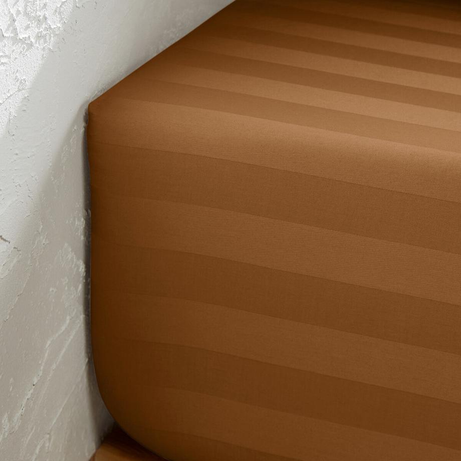 La Redoute Intérieurs Victor Lenzuolo con angoli in raso di cotone prelavato  