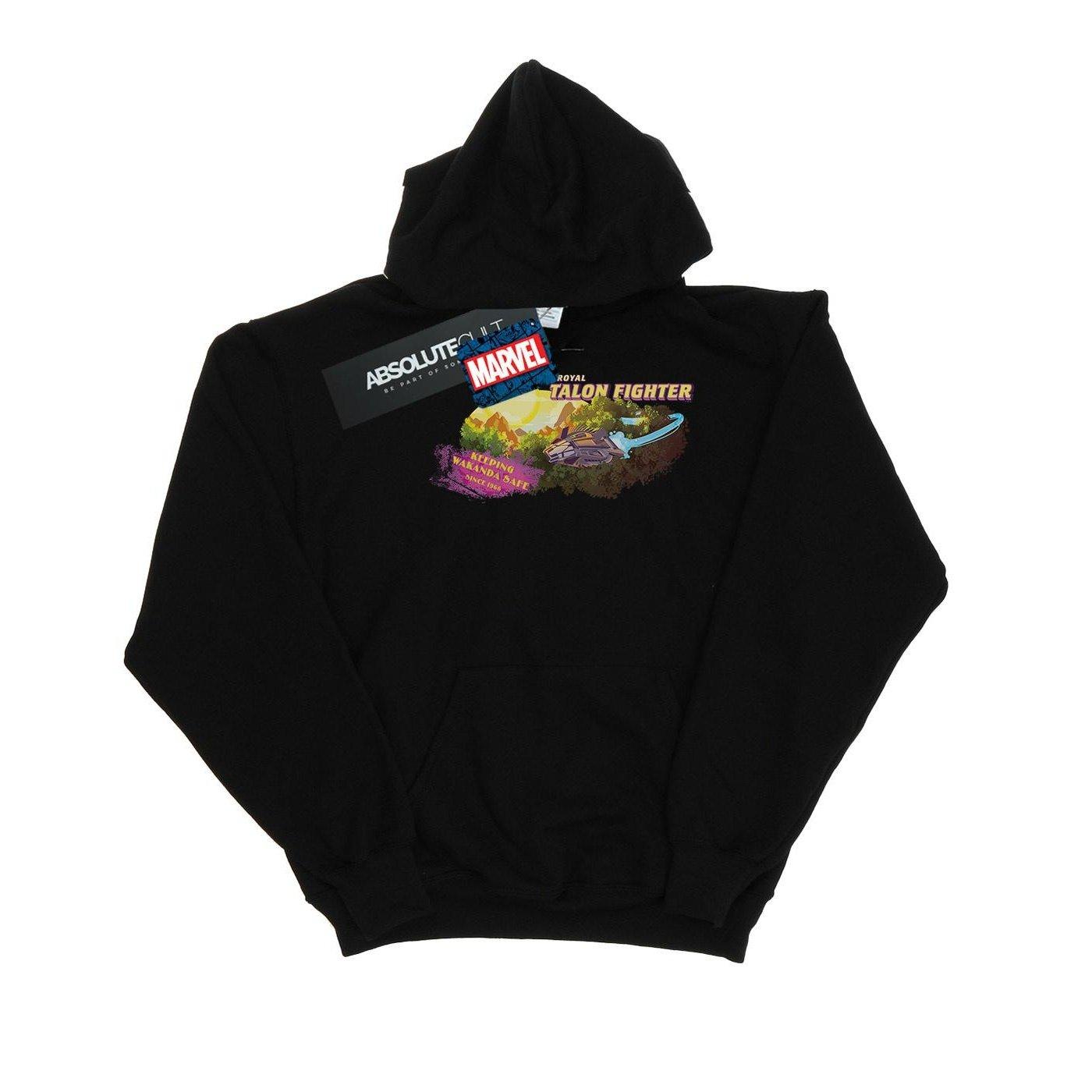 Image of Black Panther Talon Fighter Wakanda Kapuzenpullover Mädchen Schwarz 140/146
