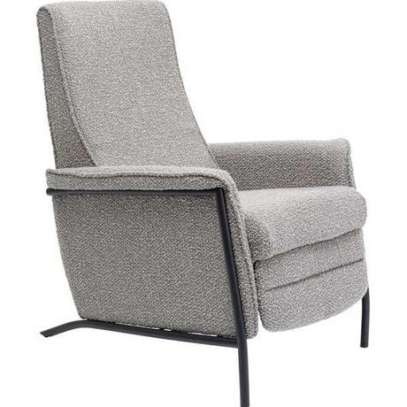 mutoni Fauteuil relax Lazy gris  