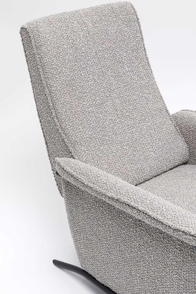 mutoni Fauteuil relax Lazy gris  