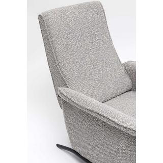 mutoni Fauteuil relax Lazy gris  