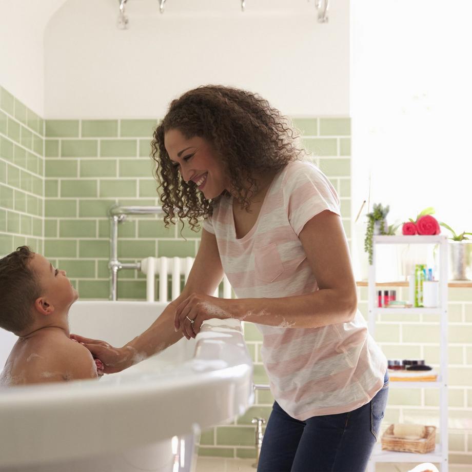 B2X Mensola da bagno in noce bianco  