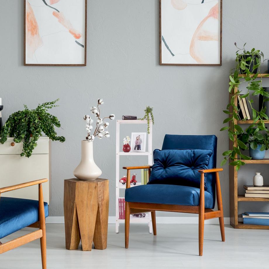 B2X Mensola da bagno in noce bianco  