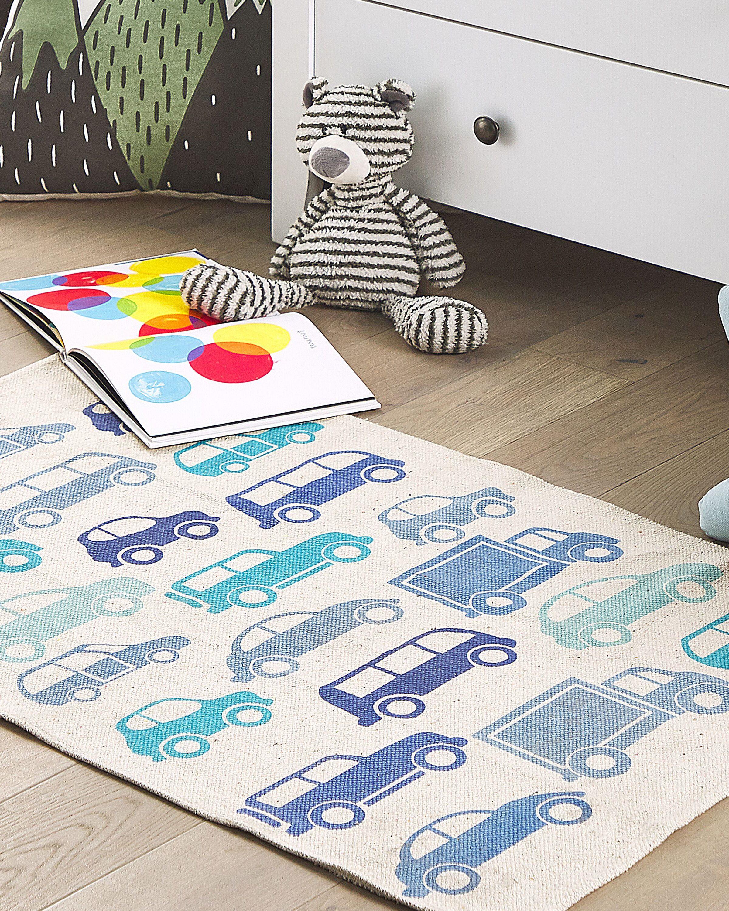 Beliani Tapis en Coton Moderne MADURAJ  