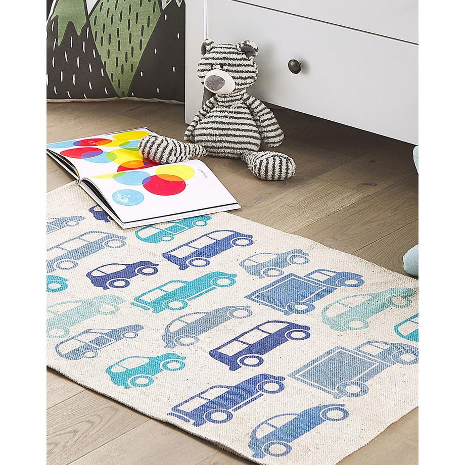 Beliani Tappeto per bambini en Cotone Moderno MADURAJ  
