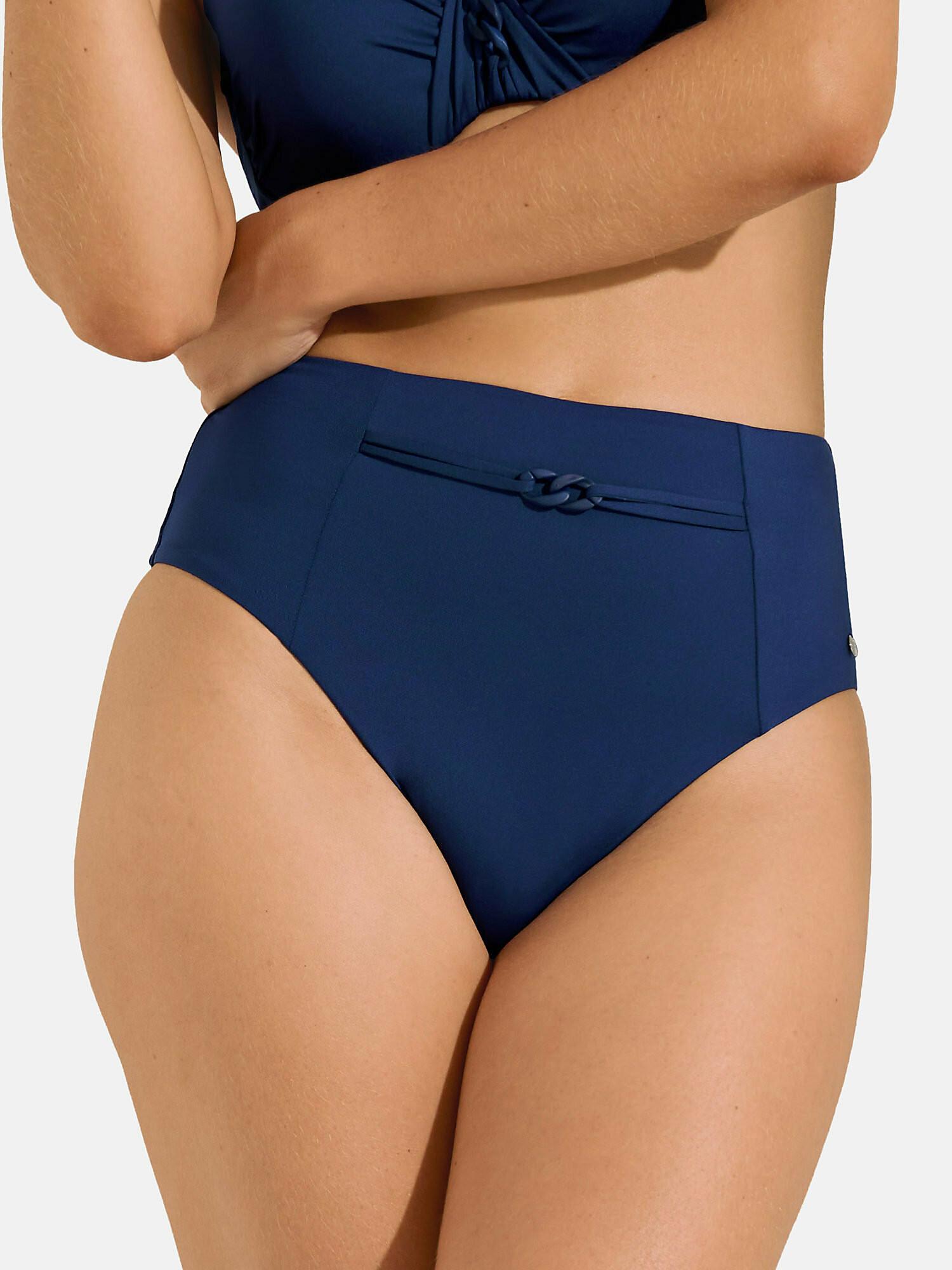 Image of Bikinistrümpfe Badehose Mit Hohem Beinausschnitt Palma Unisex Königsblau 38
