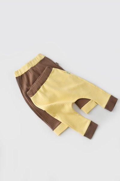 BabyCosy Organic  Pantalon, 2 Pack 