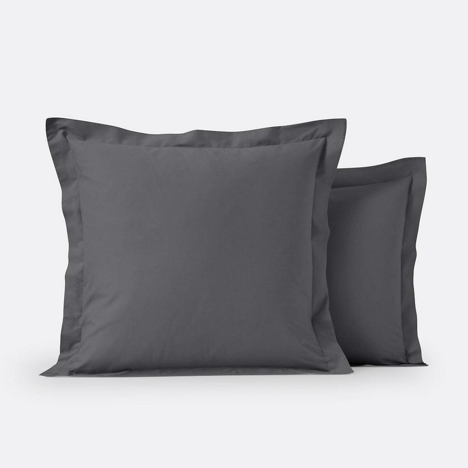 La Redoute Intérieurs Scenario Federa Tinta Unita Cotone Biologico con Bordo  