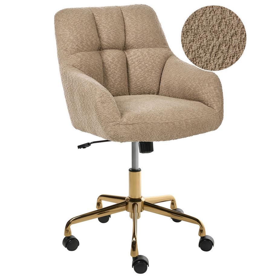 Chaise de bureau en Bouclé  PALMDALE