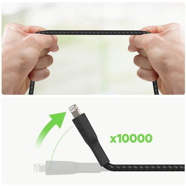 belkin  USB / Lightning Nylonkabel Belkin 2m 