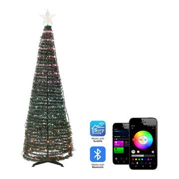 Beleuchteter Weihnachtsbaum aus Kunststoff SAARLOQ
