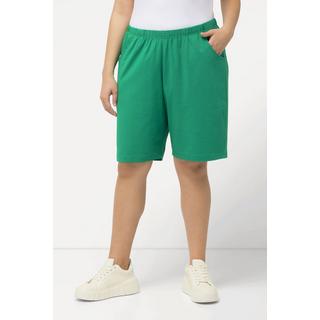 Ulla Popken  Shorts di jersey con tasche e cintura elastica 