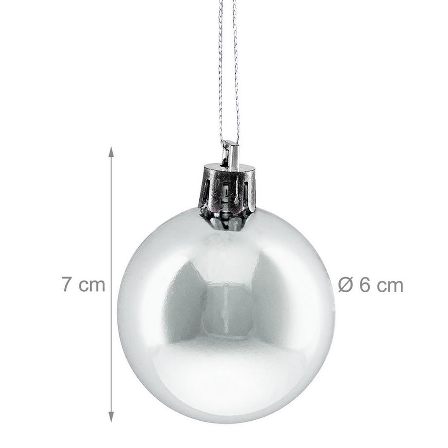 Northix Christbaumkugeln-Set, 50er-Pack  