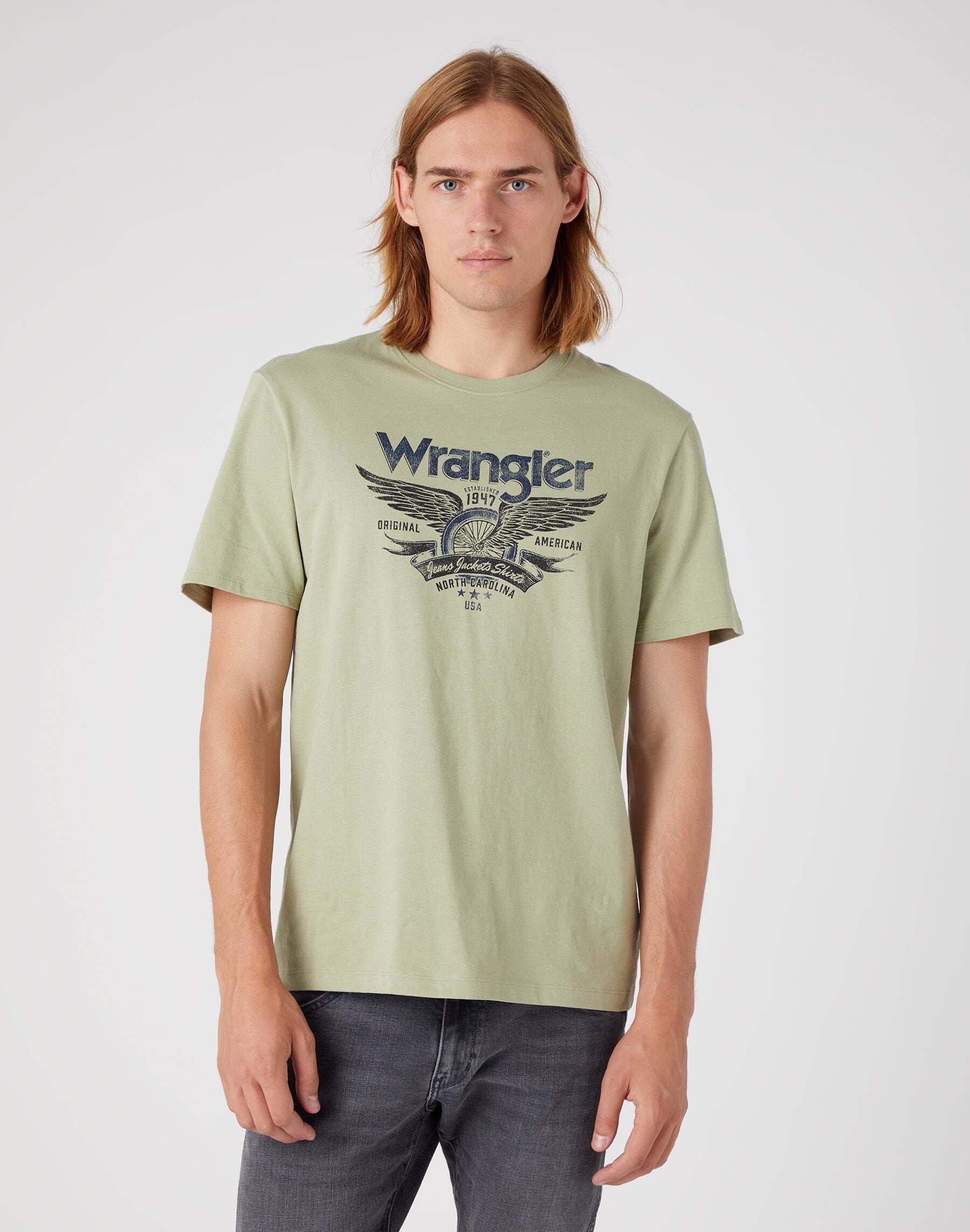 Image of T-shirt Americana Tee Herren Grün M